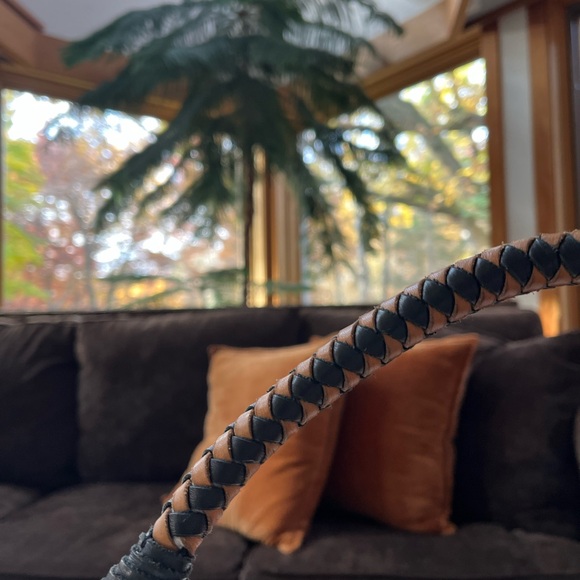 NEW Mark & Graham genuine soft leather tote cognac tan interchangeable handles - Picture 12 of 16